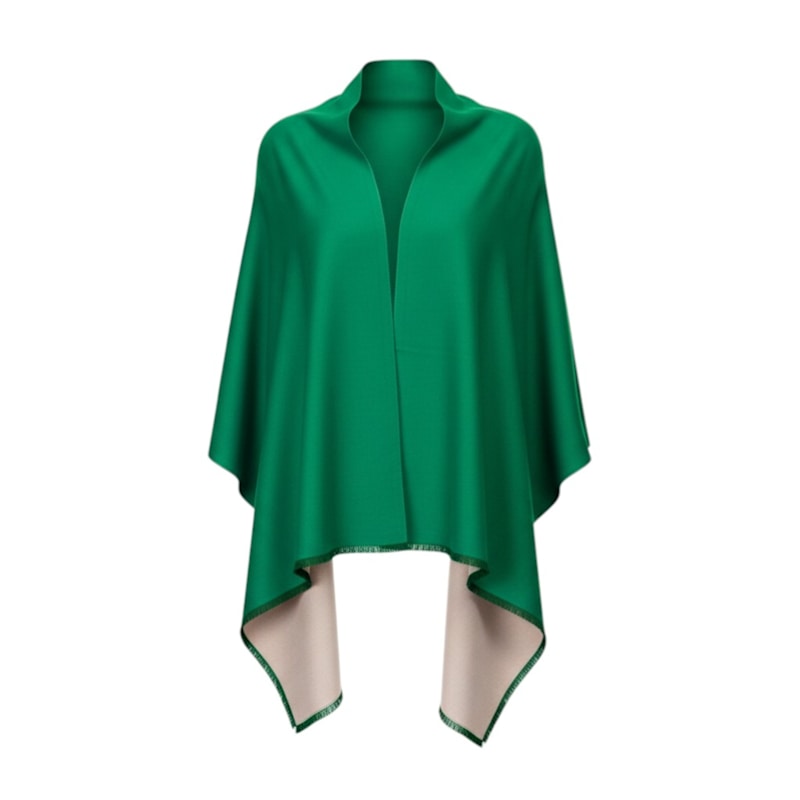 Thumbnail of Lidia Two Colour Emerald Green & Beige Jacket image