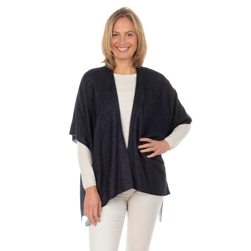 Thumbnail of Lidia Two Colour Navy & Denim Jacket image