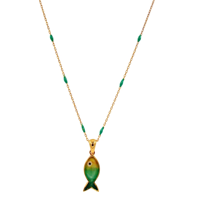 Thumbnail of Life Gold Fish Necklace image