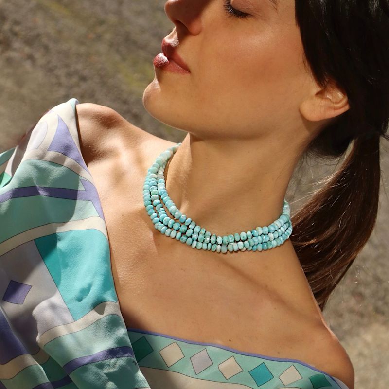 Thumbnail of Light Blue Larimar Choker image
