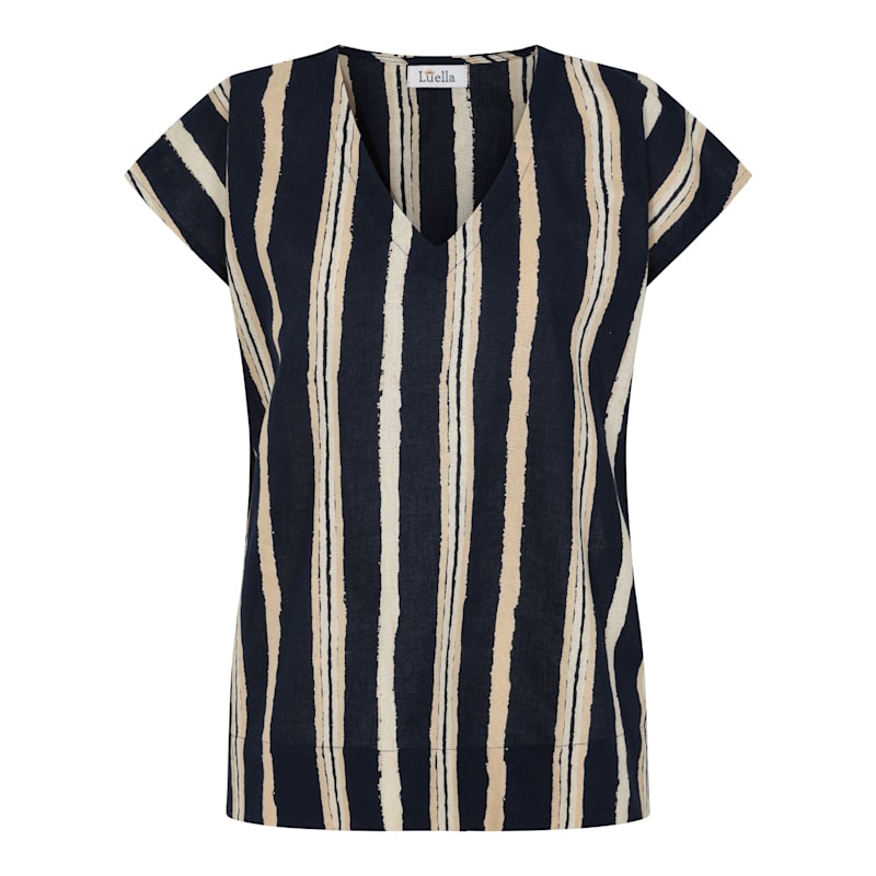 Thumbnail of Lille V-Neck Linen Top image