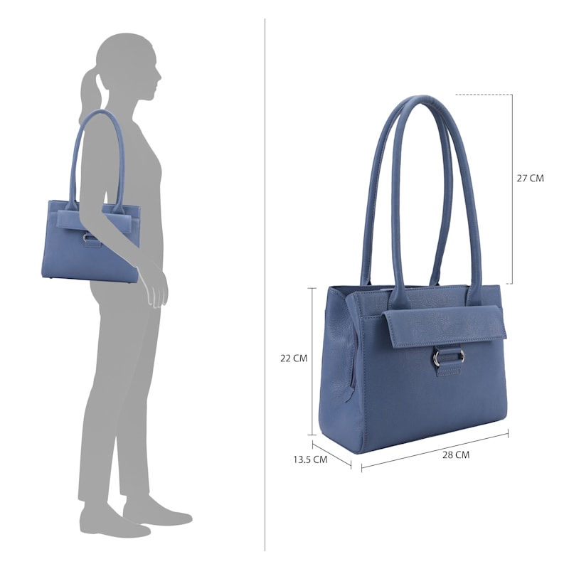Thumbnail of Lillian Shoulder Bag - Blue image