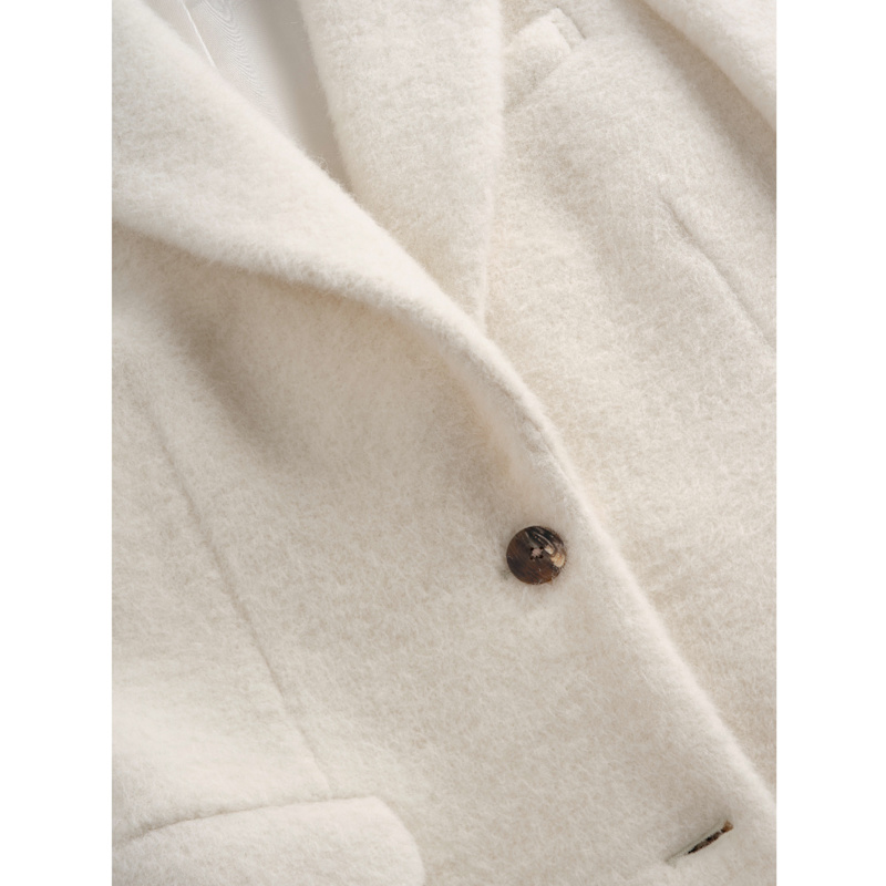 Thumbnail of Limited Edition White Alpaca Coat image