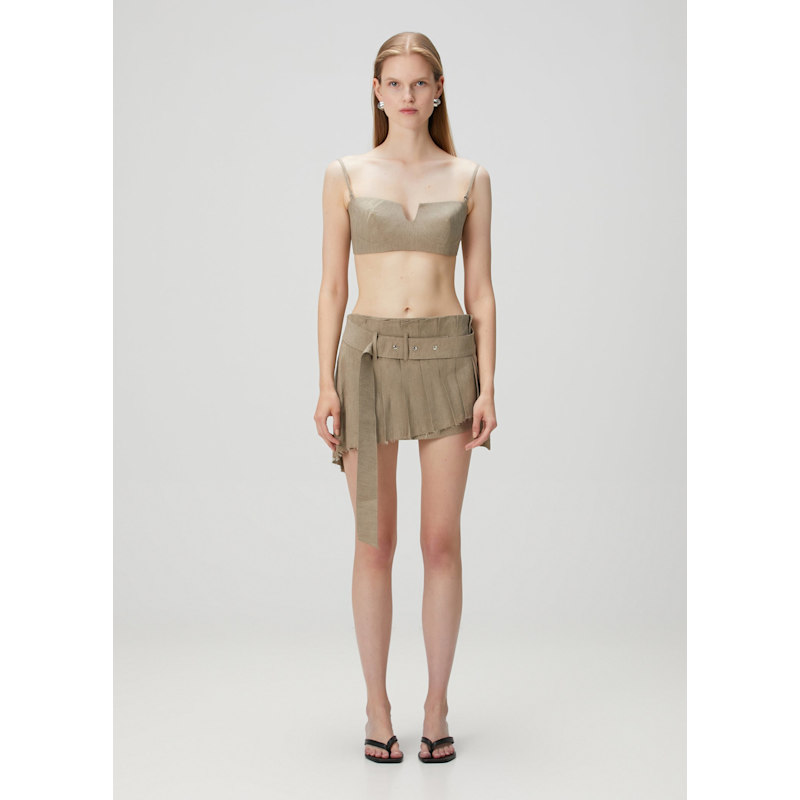 Thumbnail of Linen Bra - Moon Rock image