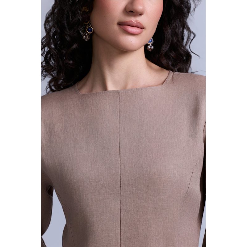 Thumbnail of Linen Dress - Neutrals image