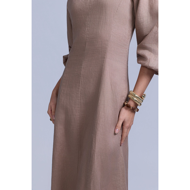 Thumbnail of Linen Dress - Neutrals image