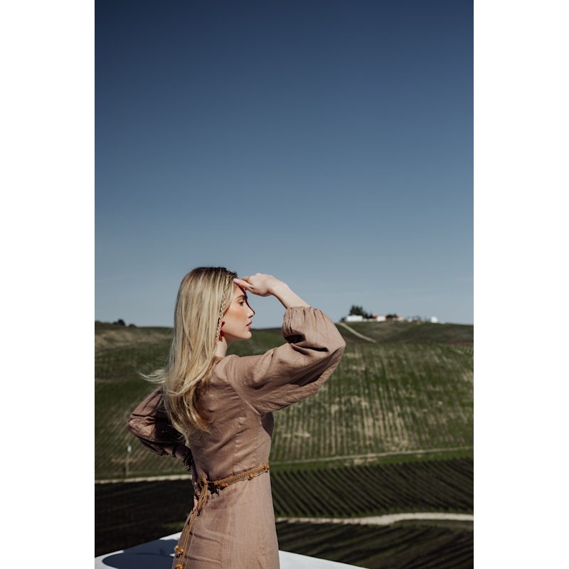 Thumbnail of Linen Dress - Neutrals image