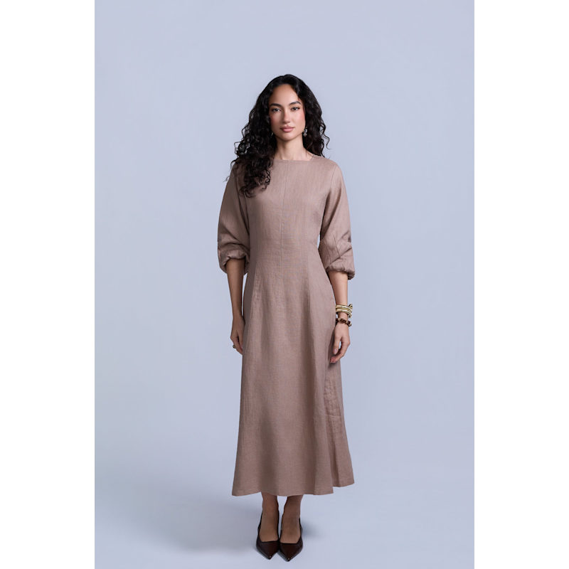 Thumbnail of Linen Dress - Neutrals image