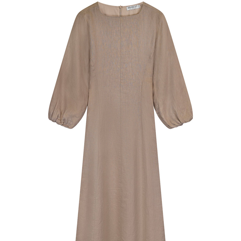 Thumbnail of Linen Dress - Neutrals image