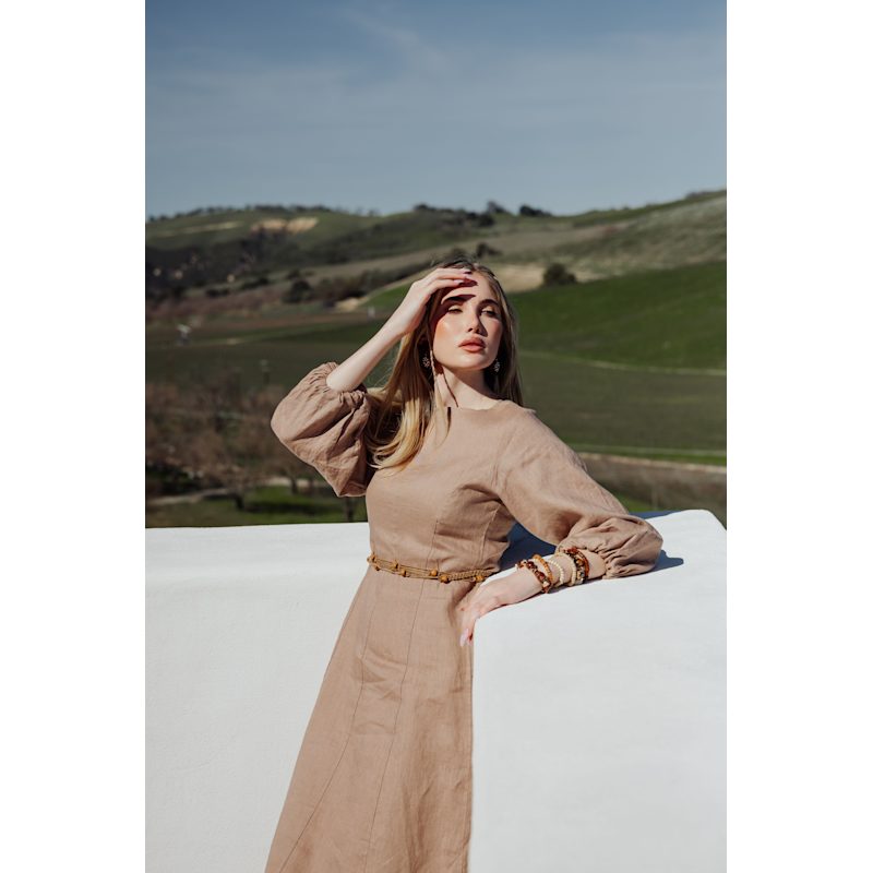 Thumbnail of Linen Dress - Neutrals image