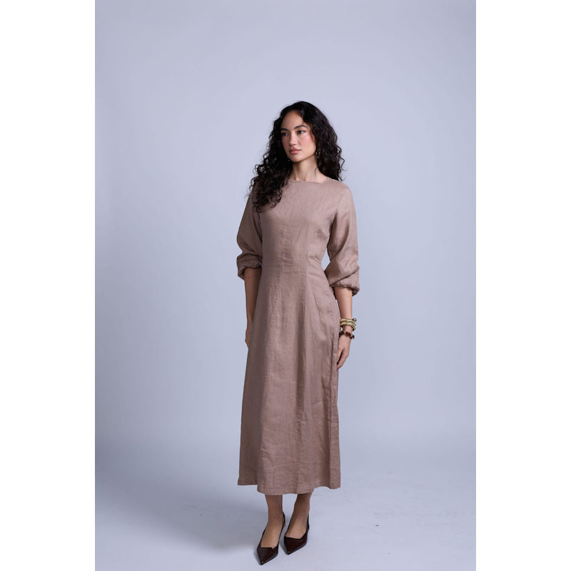 Thumbnail of Linen Dress - Neutrals image