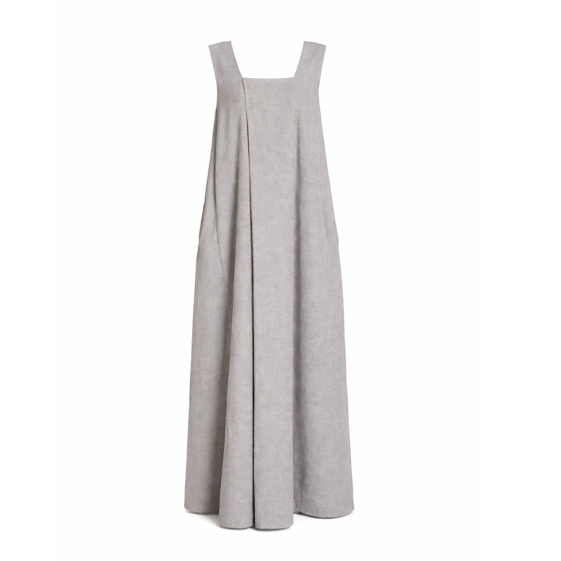 linen jumper dress Dress, Pinafore Dress, Linen Dress, Sleeveless Dress, Natural Dress, Summer Dress, Plus Size Sundress, Linen Women Jumper lightweight soft fabric for a comfortable feminine easy to wear Grey Linen Maternity Kaftan Jumper