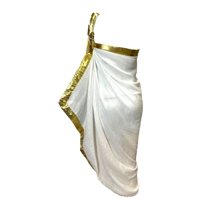 Thumbnail of Julia Clancey Linen Pendant Sarong - White image