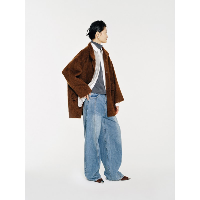 Thumbnail of Lior Barrel Leg Jeans image