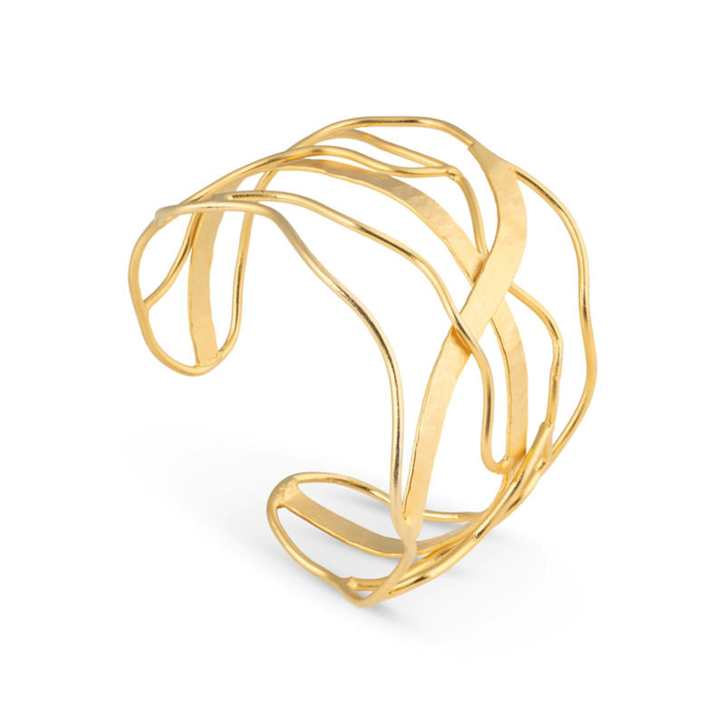 Thumbnail of Liquid Gold Plated Cuff Bracelet image