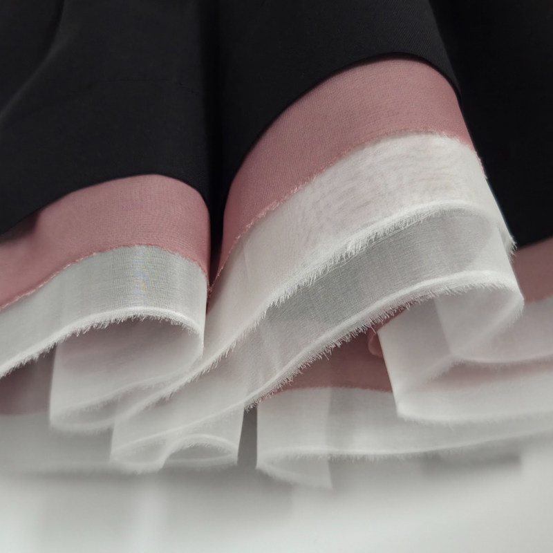 Thumbnail of Little Black Dress Open Back Flared Mini Silk & Linen image