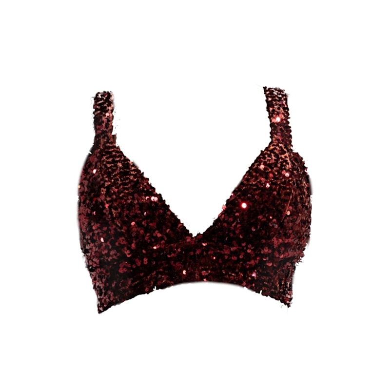 Thumbnail of Liza Sequin Bra Top In Bronzite image