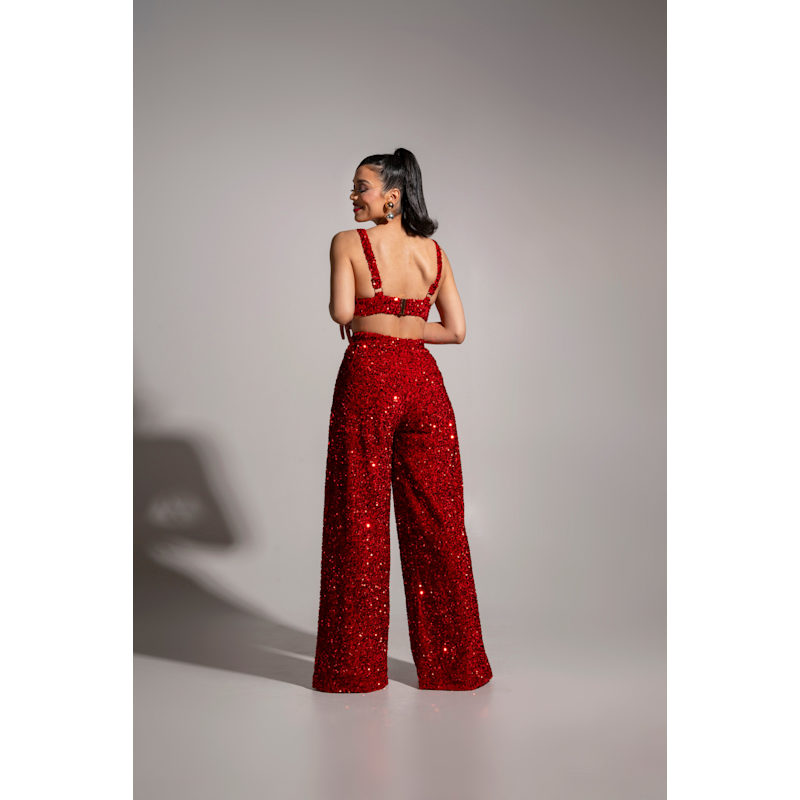 Thumbnail of Liza Bra Top In Ruby image