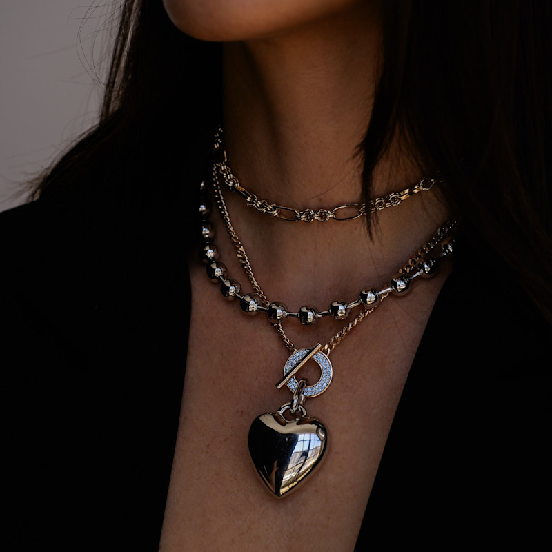 Thumbnail of That's So Goode Chain Necklace - Silver image