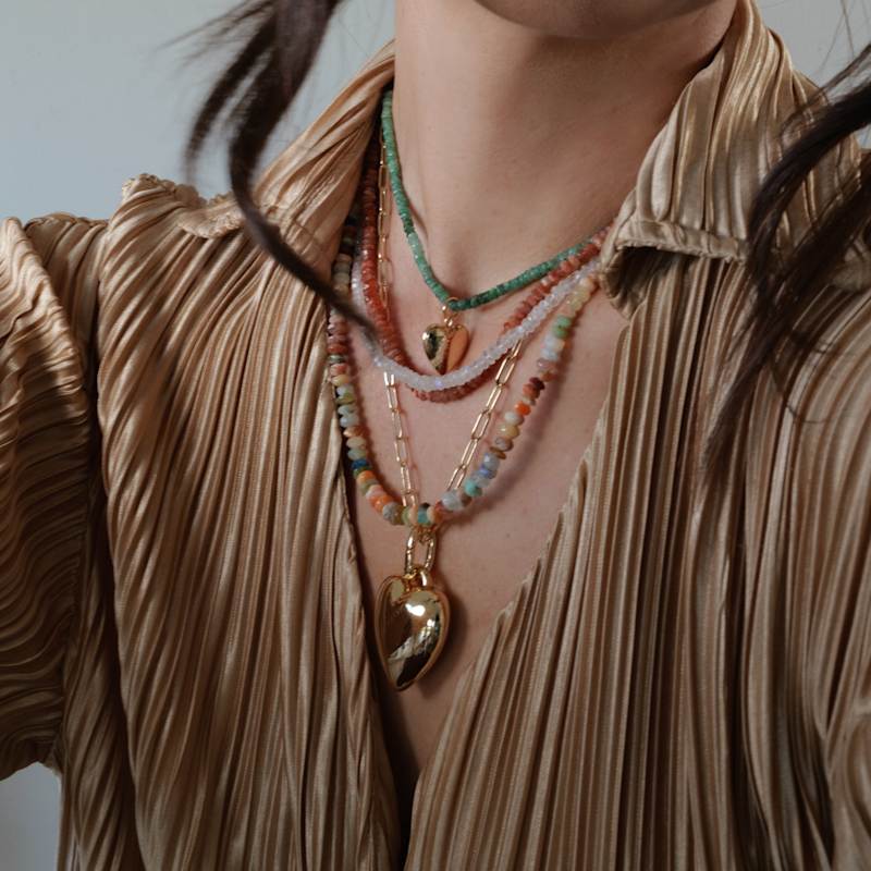 Thumbnail of Lizbeth Heart Necklace image