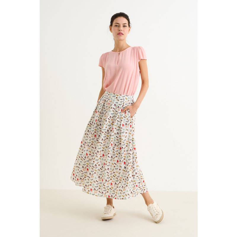 Thumbnail of Lizea Dogs Day Midi Shirt - Multicoloured image