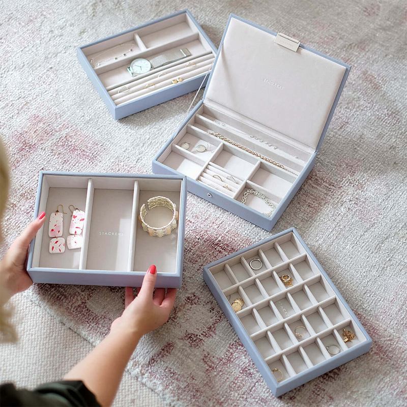 Thumbnail of Stackers Lavender Classic Jewelry Box Set Of Four image