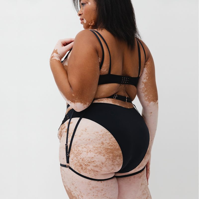Thumbnail of Frisson Hi Leg Panty Black image