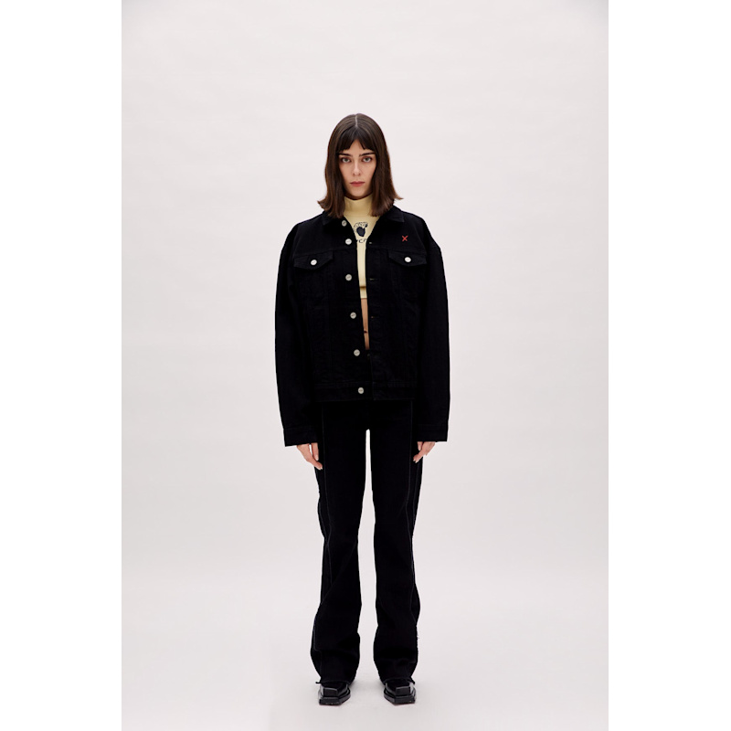 Thumbnail of Logo Denim Jacket Black image