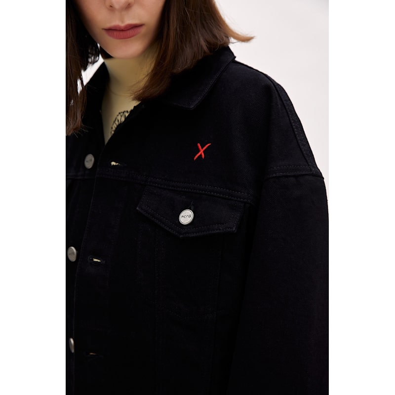Thumbnail of Logo Denim Jacket Black image