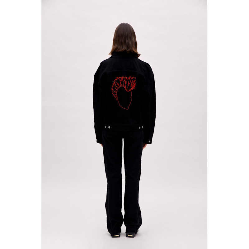 Thumbnail of Logo Denim Jacket Black image