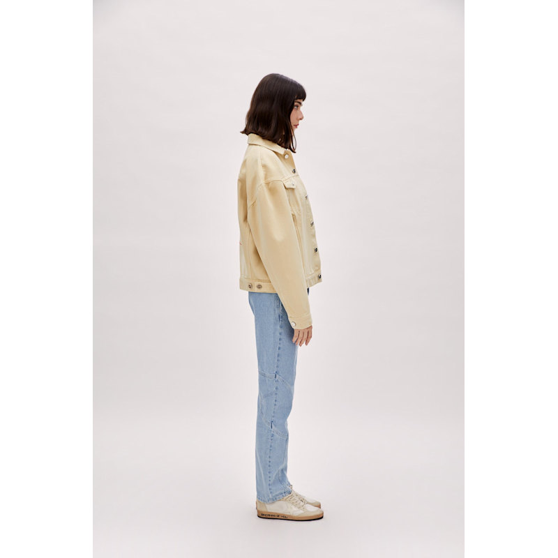 Thumbnail of Logo Denim Jacket - Chino Neutral image