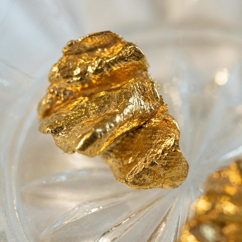 Thumbnail of Artemis Wave Earrings Gold image