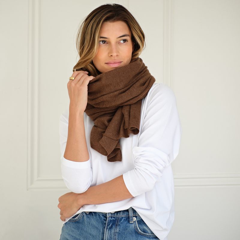 Thumbnail of Lola Brown Cashmere Travel Wrap image