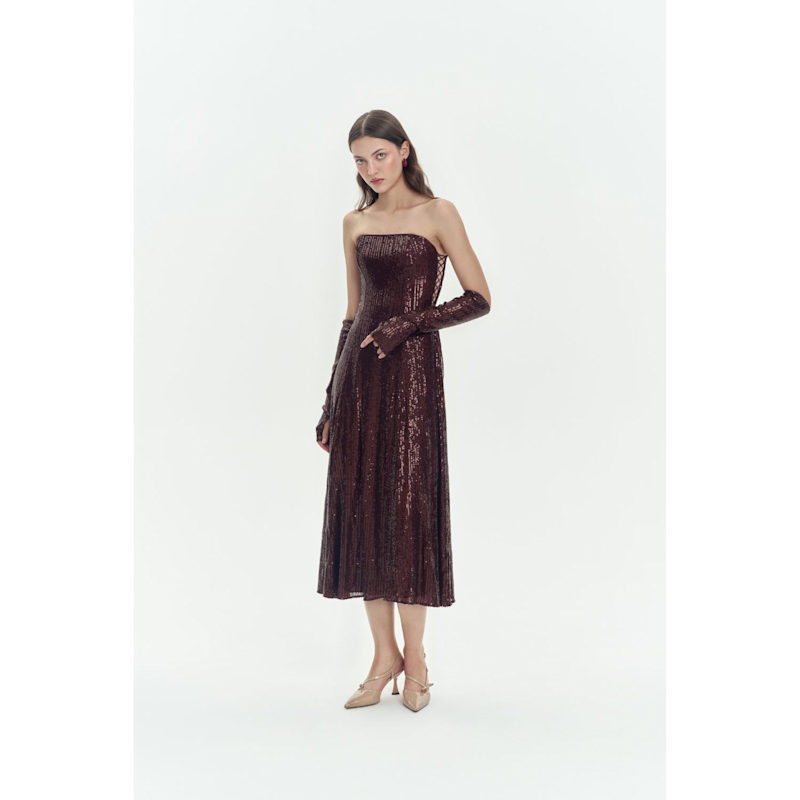 Thumbnail of Long Dress Burgundy image