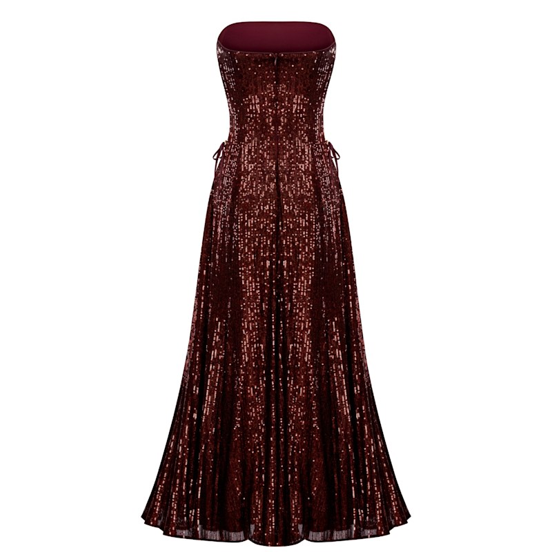 Thumbnail of Long Dress Burgundy image