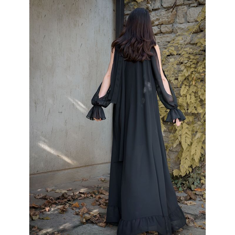 【限定値下げ】ANDRESD bell sleeve slit dress AP1D106098_AA002_Regular_Front