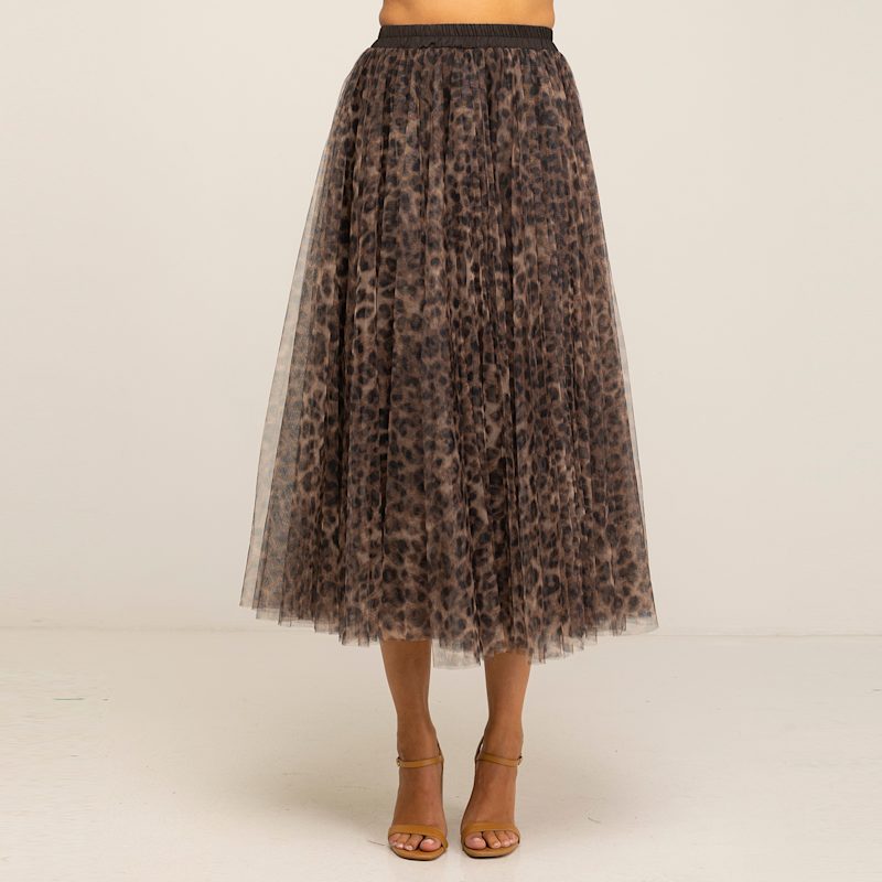 新品‼︎ Spick and Span オブラダLEOPARDPRNTSKIRT 新品‼︎ Spick and Span オブラダLEOPARDPRNTSKIRT