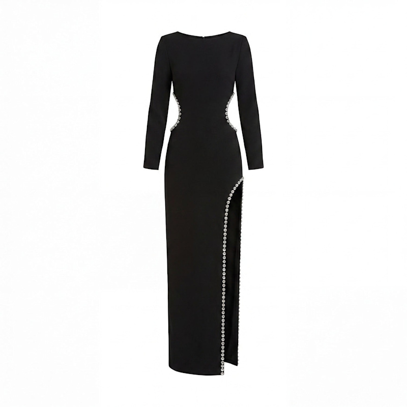 mac duggal long sleeve dress Formal Evening Trumpet Trumpet Silhouette 5002 Look sophisticated and classy with this Ieena Duggal 30700 masterpiece Mac Duggal Women's Beaded Embroidered