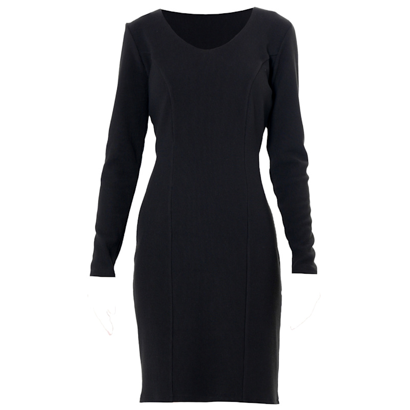 Thumbnail of Long Sleeve Sheath Dress In Black image