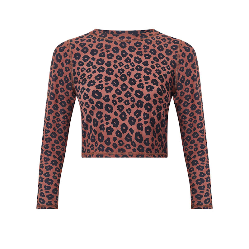Long Sleeve Top - Leopard Print | Lula-Ru | Wolf & Badger