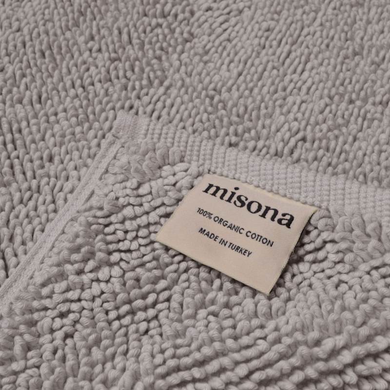 Thumbnail of Loop Organic Cotton Bath Mat - Light Grey image
