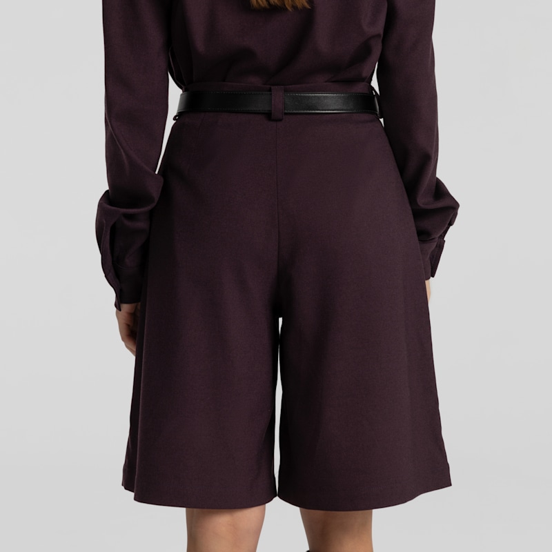 Thumbnail of Loose Bermuda Shorts Omaro Purple image