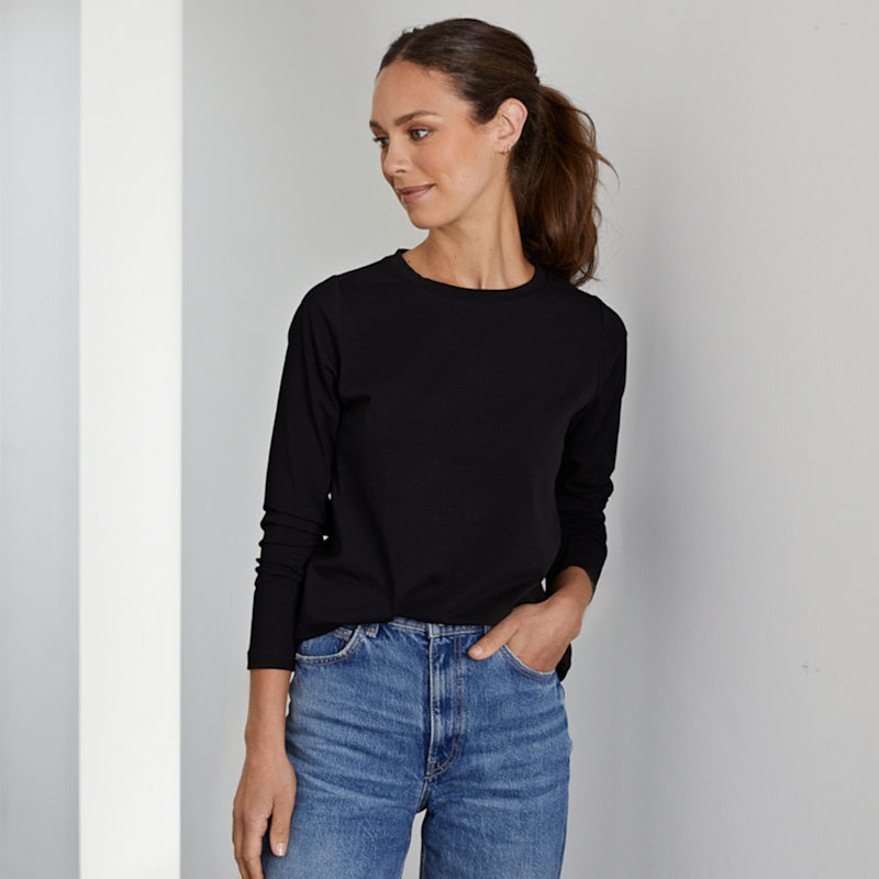 Thumbnail of Relaxed Fit Black Tee image