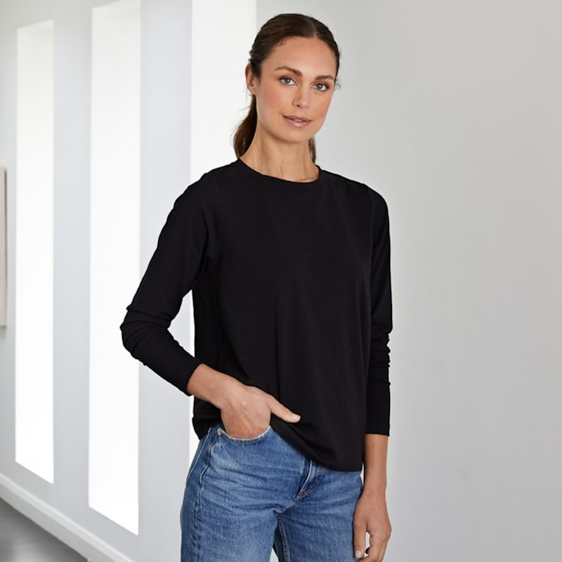 Thumbnail of Relaxed Fit Black Tee image