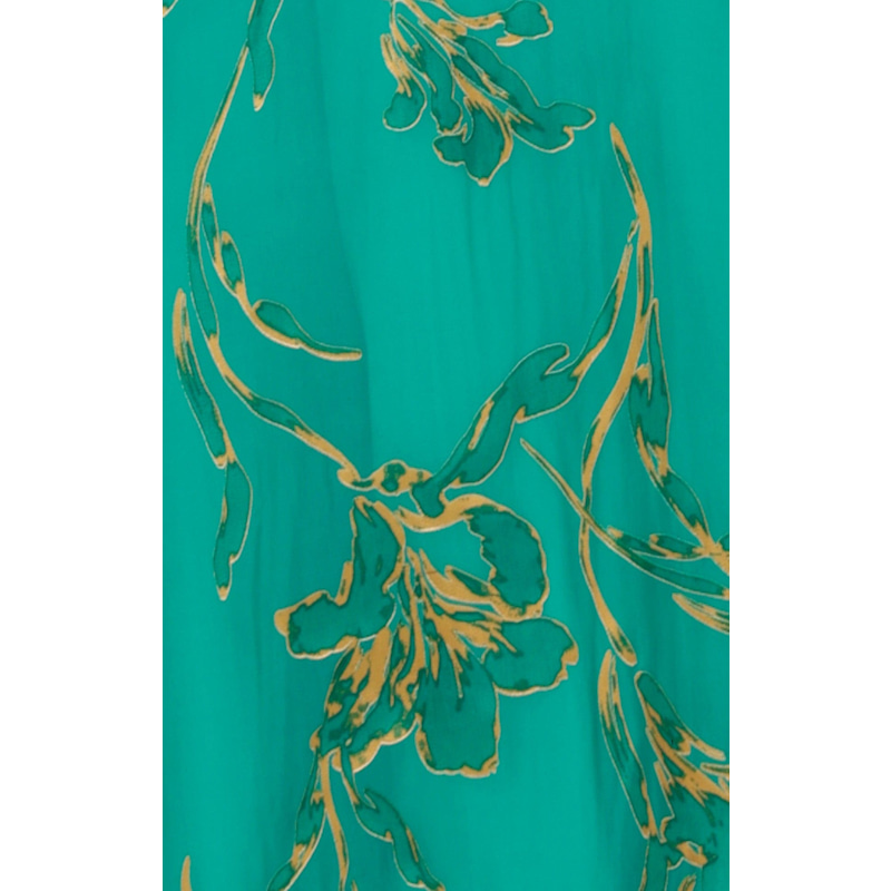 Thumbnail of Lorelei Maxi Dress In Jade Gold Floral image