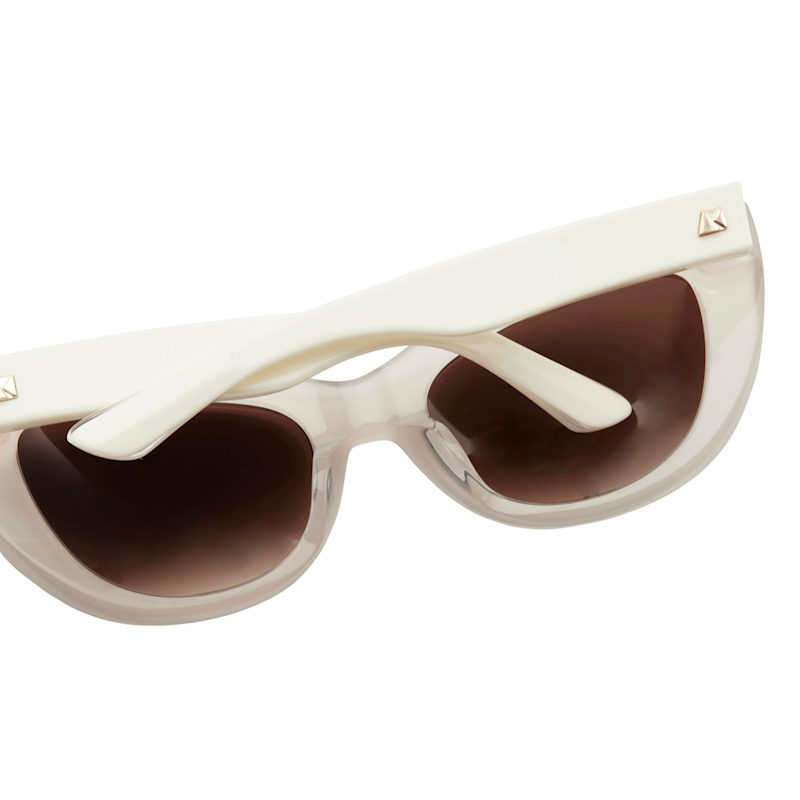 Thumbnail of Lotus Congee - Ivory Cat Eye Sunglasses image