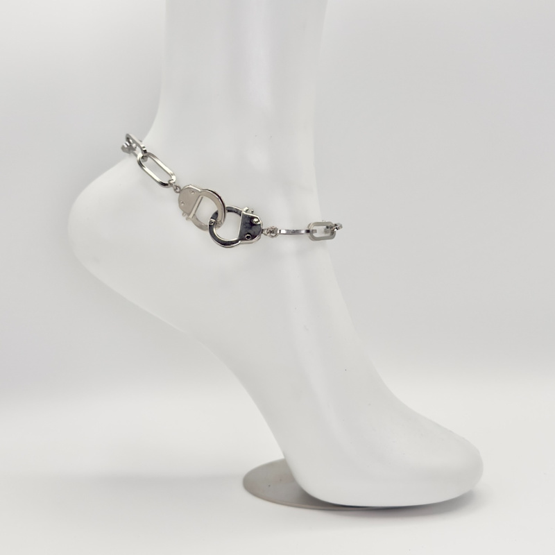 Thumbnail of Love Bond Handcuff Anklet Silver image