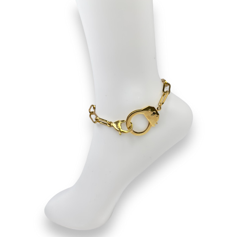 Thumbnail of Love Bond Handcuff Chain Necklace Yellow Gold image