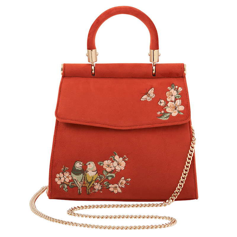 Thumbnail of Lovebirds Mini Top Handle Tote image