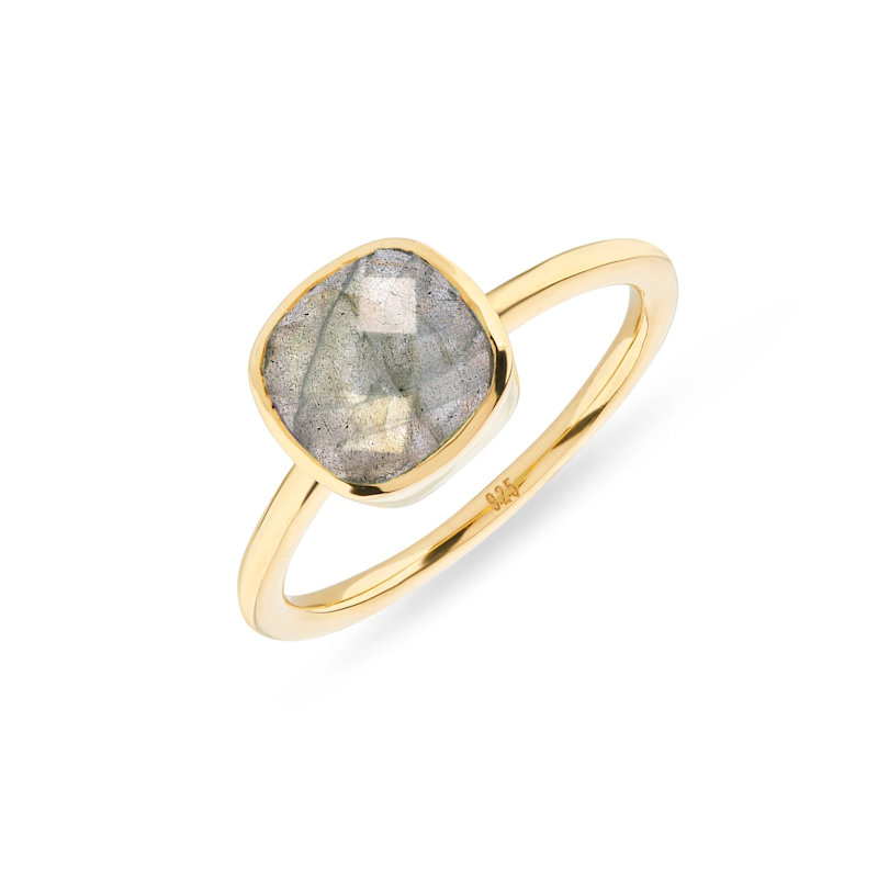 Thumbnail of Mondello Labradorite Gold Vermeil Ring image